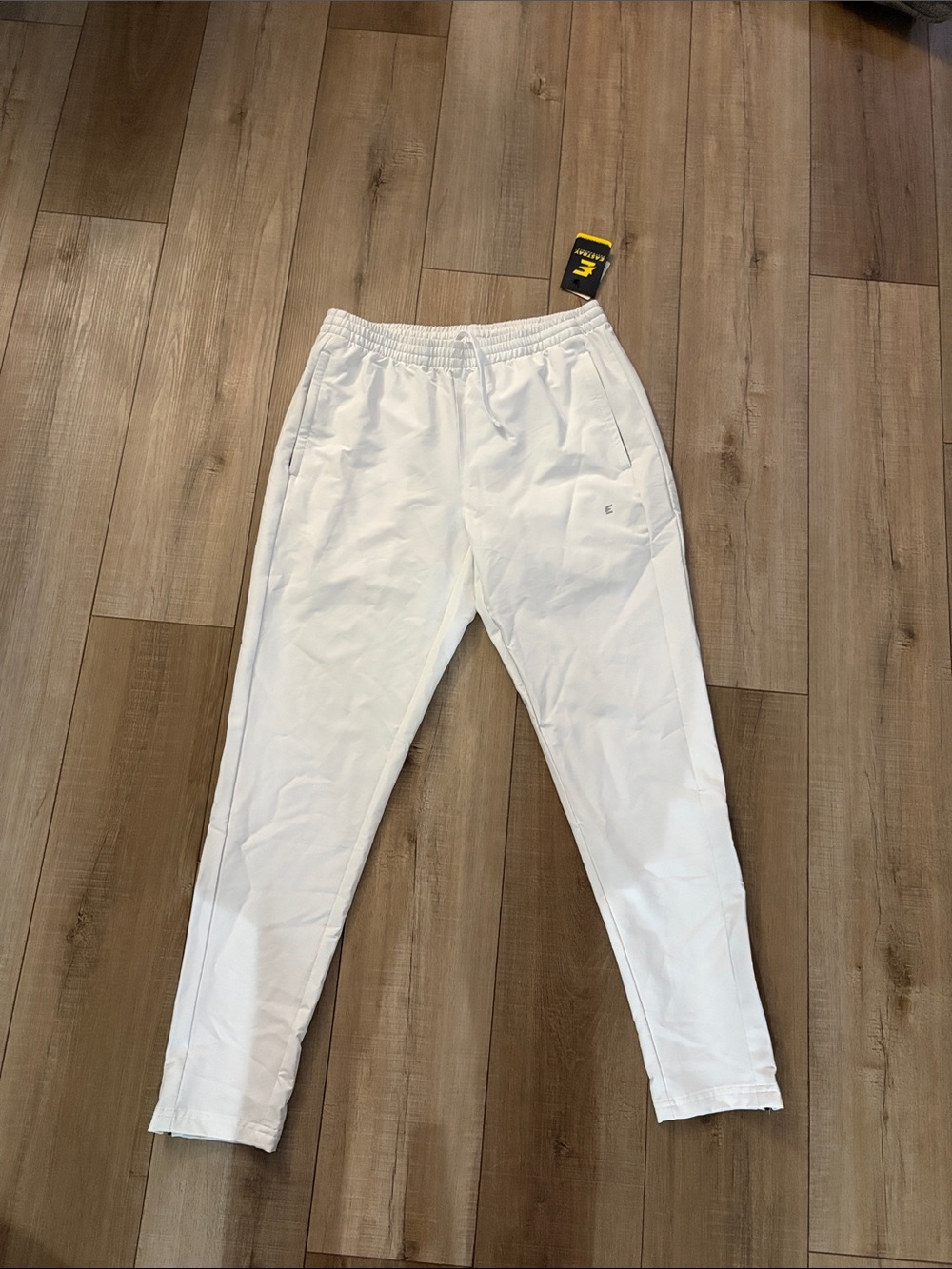 Eastbay Men's White Athletic Joggers - Modern Fit